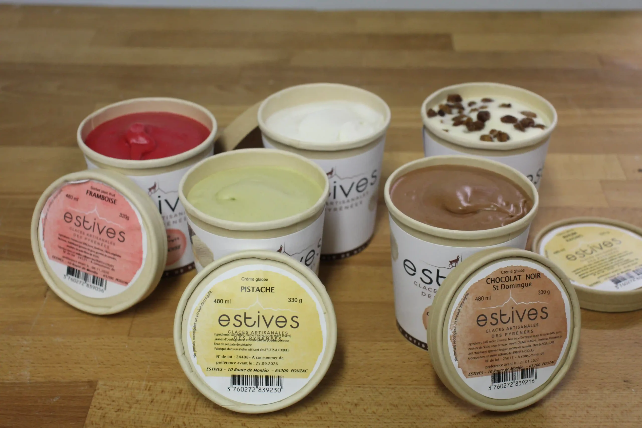 Pots de glaces des Marmottes Givrées